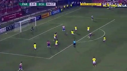 Junior Alonso Goal HD - Paraguay 2-0 Ecuador (23.03.2017) World Cup CONMEBOL Qualification