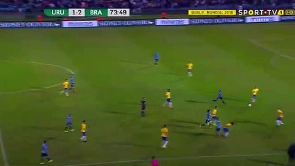 1-3 Neymar Amazing Goal - Uruguay 1-3 Brazil - 23.03.2017