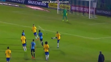 Neymar Fantastic Goal - Uruguay 1-3 Brazil  24.03.2017 (HD)