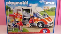 mega unboxing 4 Spielzeug auspacken seratus1 Playmobil Krankenwagen Polizei