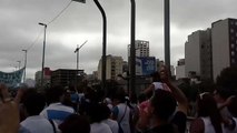 Striking Teachers Sing Argentine National Anthem at Buenos Aires Rally