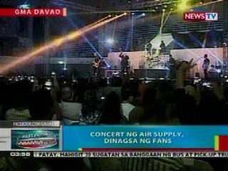 BP: Concert ng Air Supply sa Davao, dinagsa ng fans