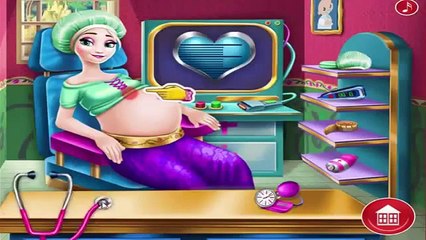 Проверка доктор Эльза замороженный замороженные игра лед Это беременные Королева вверх