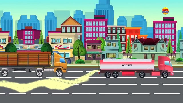 Scary Big Trucks | Scary School Bus | Scary Car | Scary Mail Truck | Scary Lorry