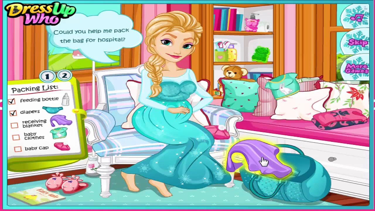 Frozen Elsa Gives Birth Pregnant Game Walkthrough Full Episode