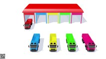 Learn Colors with Color Dump Truck Toys - Colors Collection for Children