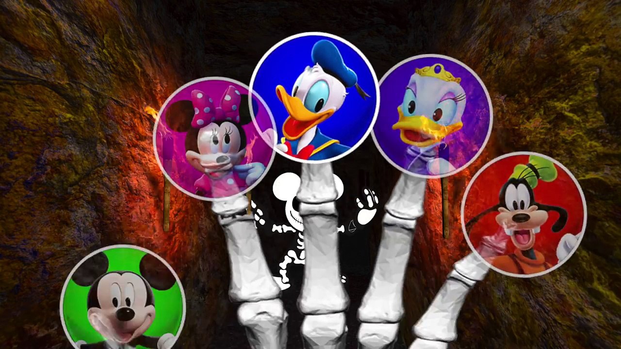 Skeleton Mickey Mouse Clubhouse Spooky Picnic Finger Family Song! A collection of scary an