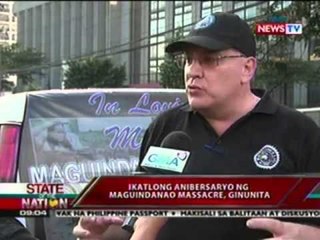 SONA: Ikatlong anibersaryo ng Maguindanao massacre, ginunita