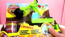 Play Doh Diggin Rigs Chomper the Excavator Hasbro A0319E24 - Demo & Review