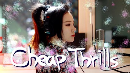 [HD] Beautiful Korean girl cover mashup Cheap Thrills + Down (J.Fla)