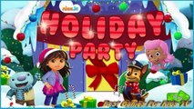 Nick JR Holiday Party: Bubble Guppies Paw Patrol Wallykazam Dora the Explorer - Games for