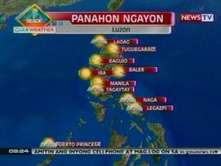 NTG: Weather update as of 9:24 a.m. (Nov. 26, 2012)