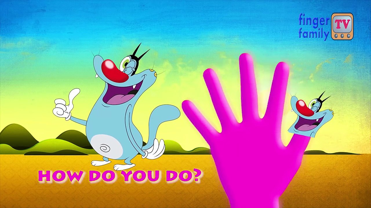 Oggy and the Cockroaches Finger Family Nursery Rhymes Lyrics
