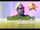 KADOU DIINE JI DU 10 JUILLET 2015