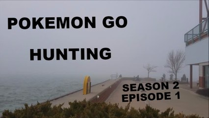 Pokemon GO Hunting Season 2 Ep. 1 ... Finding a LARVITAR in the Fog at Perry Monument