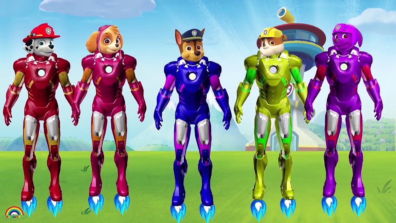 Mickey Mouse Transform Into Paw Patrol Finger Family Songs Nursery Rhymes Lyrics For Kids