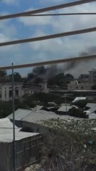 Powerful Explosion Outside Restaurant in Central Mogadishu