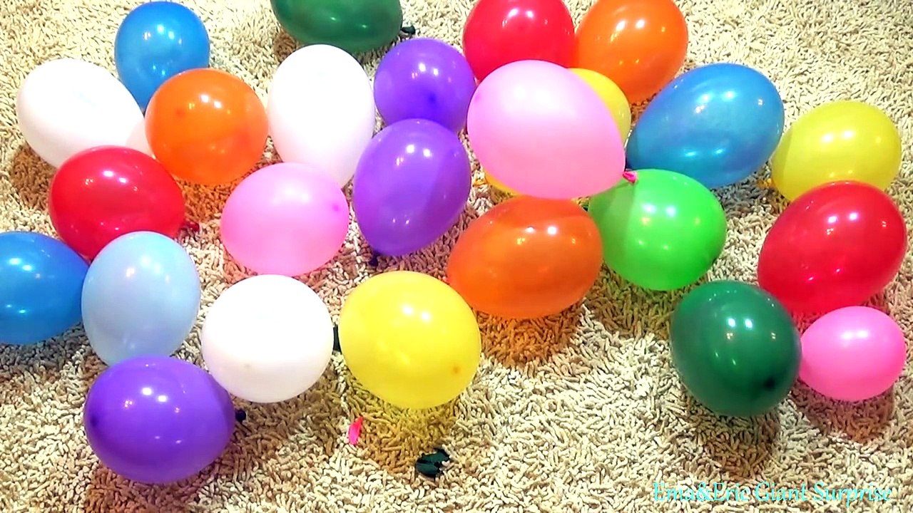 FUN Learn COLORS Balloons Popping Show Educational Video!