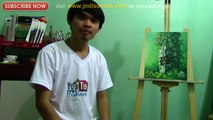 Acrylic Painting Lesson | Flowers and Broken Wall by JM Lisondra