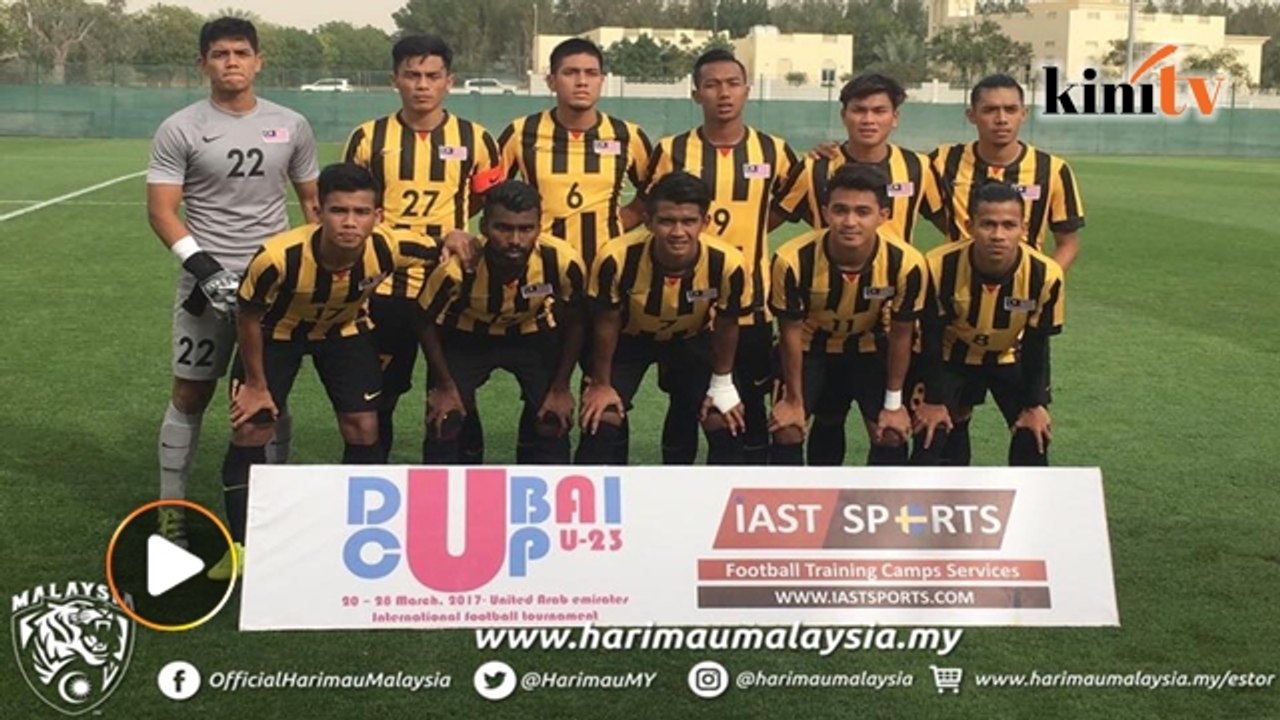 Video: Tiga kad merah, skuad Malaysia B-22 tewas 0-4 kepada Thailand