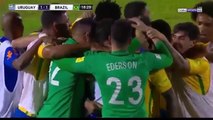 Uruguay 1-4 Brazil - Highlights - Conmebol World Cup Qualifiers - 23.03.2017