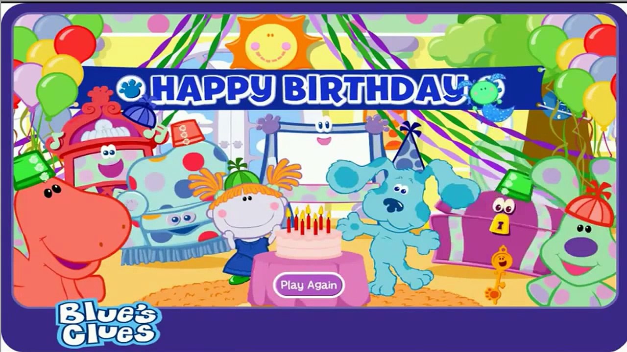 BLUES CLUES - Birthday Party Dress Up - New Blues Clues Game - Online Game HD - Gameplay