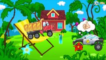 Coches Para Niños - Camión de Bomberos, Coche de Policía y Carros de Carreras - Dibujos animados