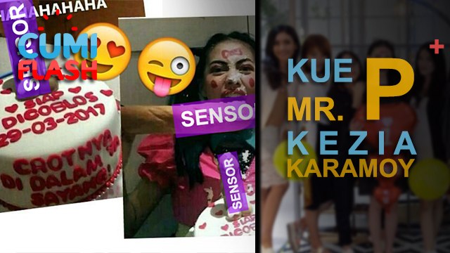 Lepas Lajang, Kezia Karamoy Diberi Kue Mister P - CumiFlash 24 Maret 2017