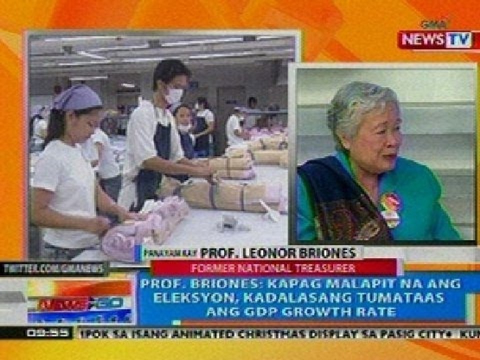 NTG: Panayam kay Former National Treasurer Prof. Leonor Briones (Nov. 30, 2012)