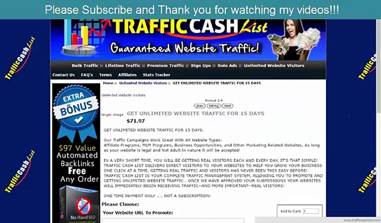 HOW TO BUY UNLIMITED WEBSITE TRAFFIC TO YOUR CLICKBANK AFFILIATE LINK