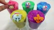 Learn Colors Clay Surprise Eggs Slime Rainbow Colours Disney Cars, Shopkins Toys