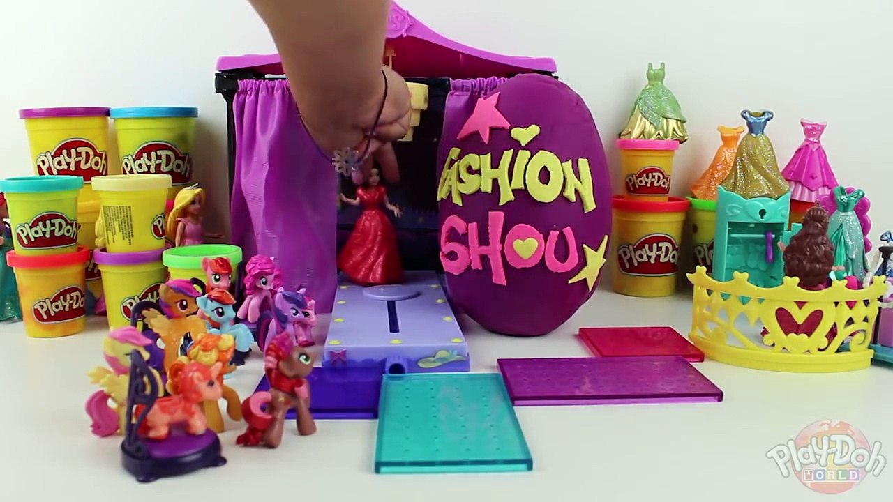 ♥ My Llittle Pony Play Doh Rainbow Dash Head Pladough Playdo Plastiline Creation