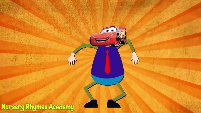 Lightning McQueen Cars The Finger Family song for kids, Nursery Rhymes with Disney Cars +
