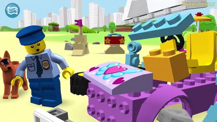 LEGO Police Police Car Cartoon about LEGO LEGO Game Juniors Quest Pikapchik