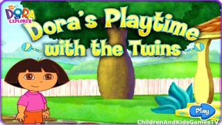 Dora Playtime with the Twins - Dora The Babysitter Online Game