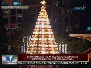 24 Oras: Christmas lights at iba pang pamaskong dekorasyon sa UST, inilawan na