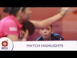 2016 World Championships Highlights: Li Xiaoxia vs Bernadette Szocs
