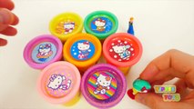 Play Doh Kinder Surprise Eggs Toys Princess Disney Frozen Elsa Hello Kitty Barbie My Littl