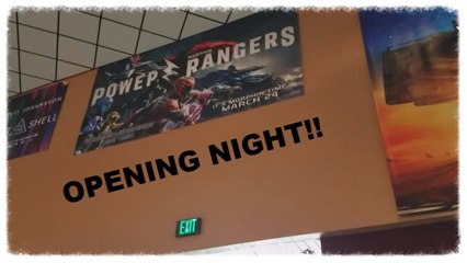 POWER RANGERS MOVIE Date Night Vlog ..... w/Short Review [SPOILERS!!!]