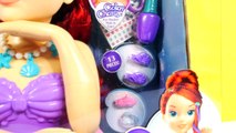 Little Mermaid Princess Ariel Styling Barbie Color Changing Nails & Makeup & Frozens Prin