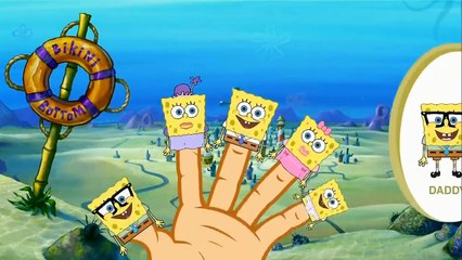 SpongeBob SquarePants Finger Family Song | Nursery Rhymes COLLECTION Real Life for kids