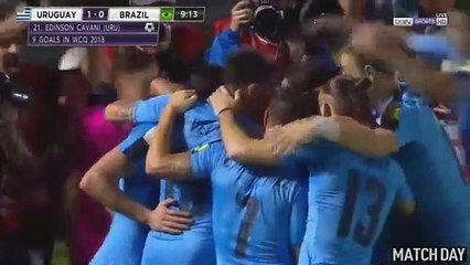 Uruguay vs Brazil 1-4 - All Goals & Extended Highlights - World Cup Qualifying 24-03-2017