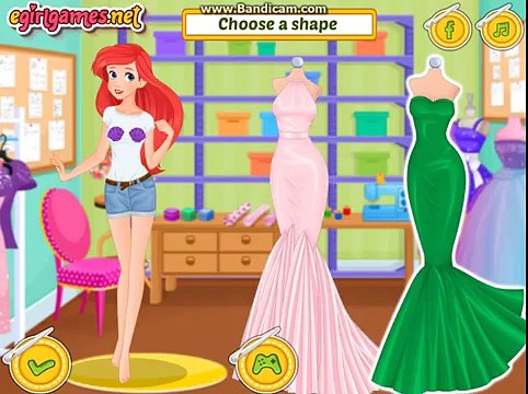 Дизайн дисней платье для Игры Дети Русалка Принцесса ariel