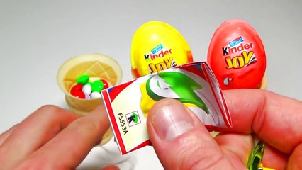 Kinder ICE Cream Edition Surprise Eggs New Orange Yellow Blue Colors unboxing Video for Kids Toy
