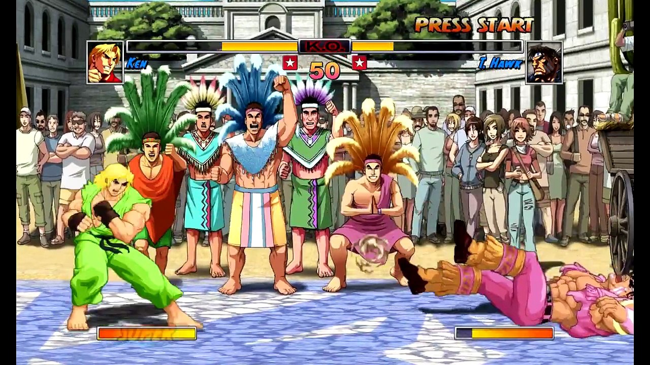 Super Street Fighter Turbo HD Remix Ken play through on ps3 recorded with El Gato HD60