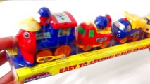 Train and Car Videos For Kids I Play Train Toy Construction Equipment I Trains Videos For Children