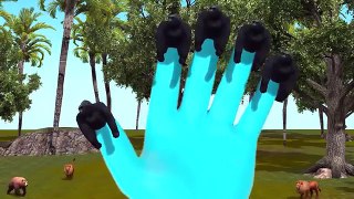 3D Animated Gorilla Animal Finger Family Rhymes For Children | 3D Gorilla Finger Family