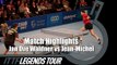 Legends Tour 2016 Highlights: Jan Ove Waldner vs Jean-Michel Saive (1/2)