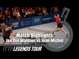 Legends Tour 2016 Highlights: Jan Ove Waldner vs Jean-Michel Saive (1/2)