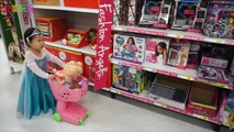 Kid Grocery Shopping with a toy cart by Kaycee & Rachel in Wonderland